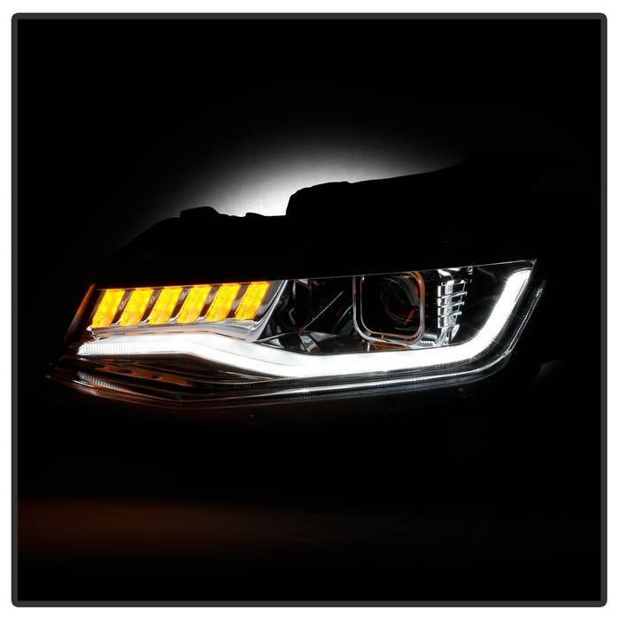 Chevy Camaro 16-18 Projector Headlights-Sequential Turn Signal- Chrome