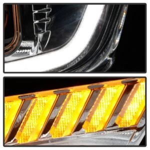 Chevy Camaro 16-18 Projector Headlights-Sequential Turn Signal- Chrome - Image 9
