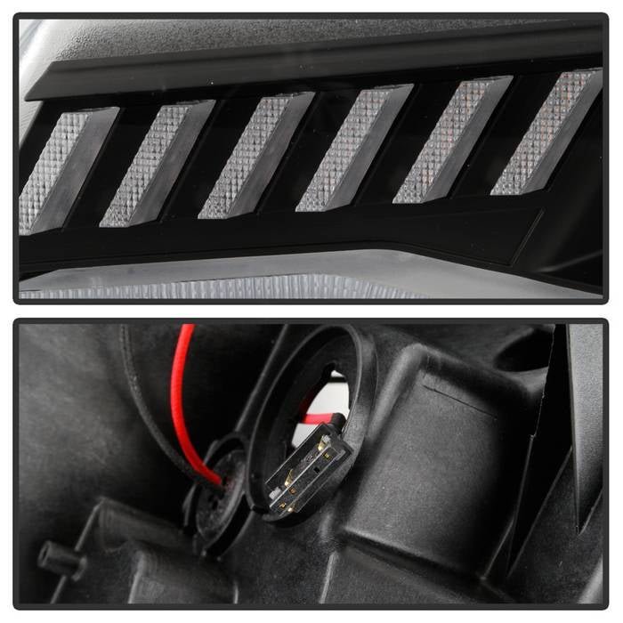 Chevy Camaro 16-18 Full LED Headlights - Sequential Turn Signal - Black
