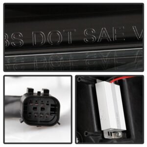 Chevy Camaro 16-18 Full LED Headlights - Sequential Turn Signal - Black - Image 6
