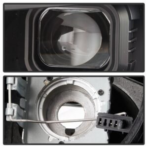 Chevy Camaro 16-18 Projector Headlights - Sequential Turn Signal - Black - Image 3