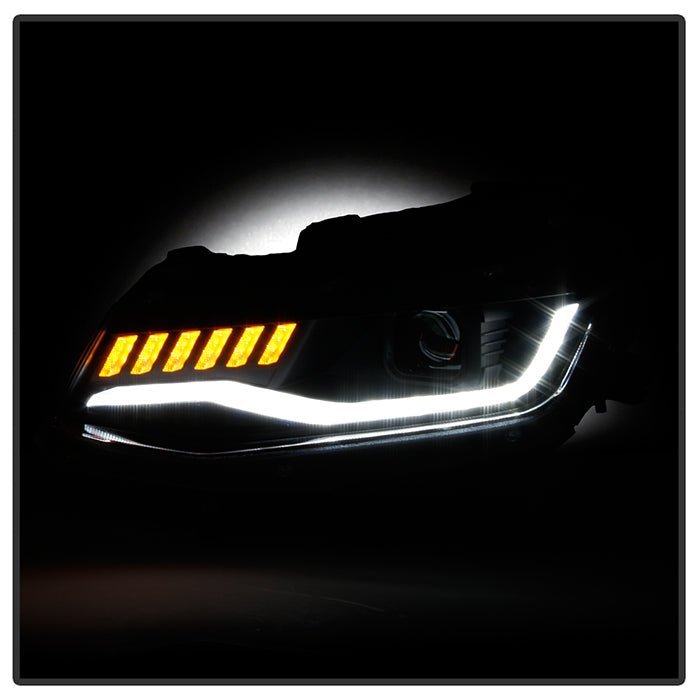 Chevy Camaro 16-18 Projector Headlights - Sequential Turn Signal - Black