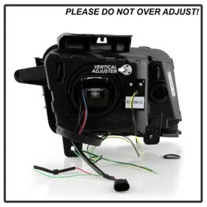 Chevy Camaro 2010-2013 Equipped Headlights - Sequential LED Switchback Turn Signal Lights - Black - Image 7