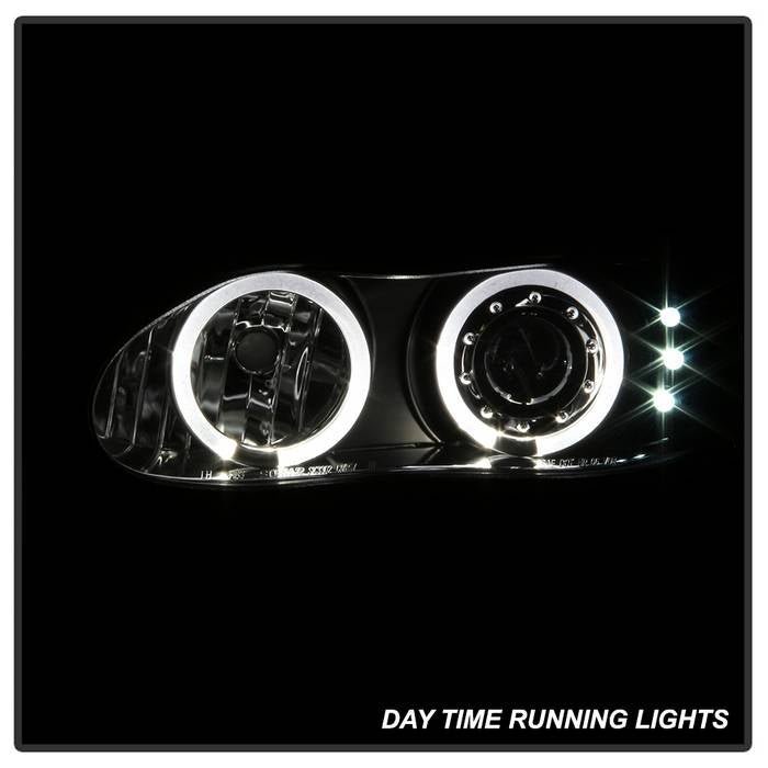 Chevy Camaro 98-02 Projector Headlights - LED Halo - Black