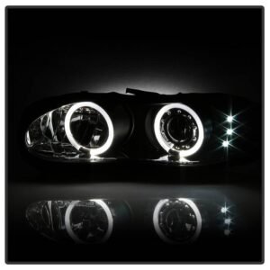 Chevy Camaro 98-02 Projector Headlights - LED Halo - Black - Image 6