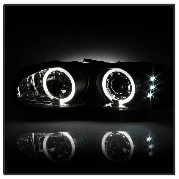 Chevy Camaro 98-02 Projector Headlights - LED Halo - Black