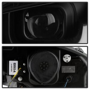 Chevy Corvette 2005-2013 Equipped Headlights - Sequential LED Turn Signal -  Black - Image 3