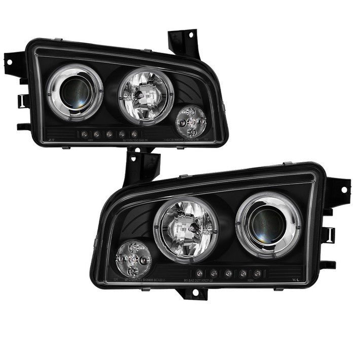 Dodge Charger 06-10 Projector Headlights - Black