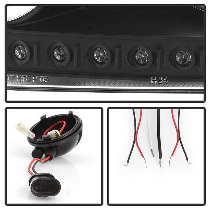 Dodge Charger 06-10 Projector Headlights - Black