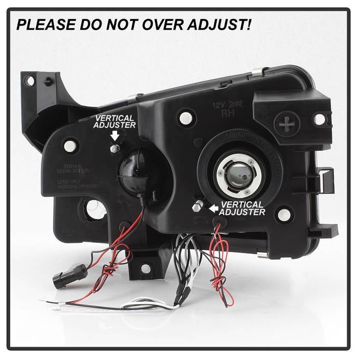 Dodge Charger 06-10 Projector Headlights -Black Smoke