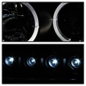 Dodge Charger 06-10 Projector Headlights -Black Smoke - Image 7