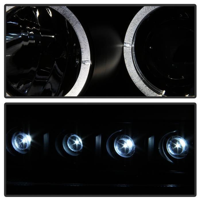 Dodge Charger 06-10 Projector Headlights -Black Smoke