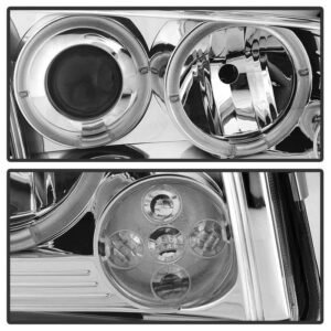 Dodge Charger 06-10 Projector Headlights- Chrome - Image 3