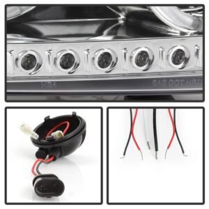 Dodge Charger 06-10 Projector Headlights- Chrome - Image 4