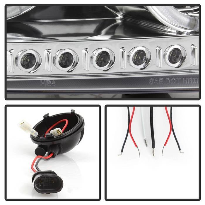 Dodge Charger 06-10 Projector Headlights- Chrome