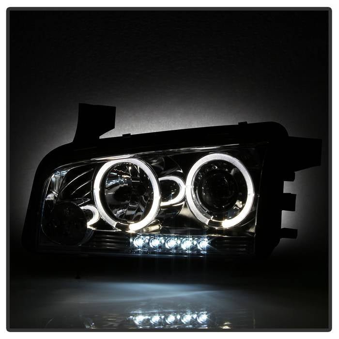 Dodge Charger 06-10 Projector Headlights- Chrome