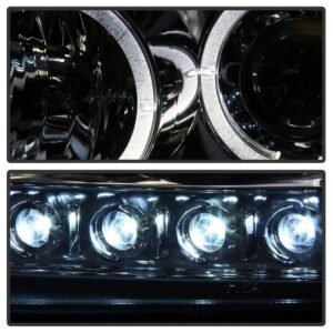 Dodge Charger 06-10 Projector Headlights- Chrome - Image 7