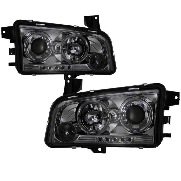 Dodge Charger 06-10 Projector Headlights - Smoke