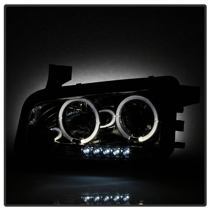 Dodge Charger 06-10 Projector Headlights - Smoke