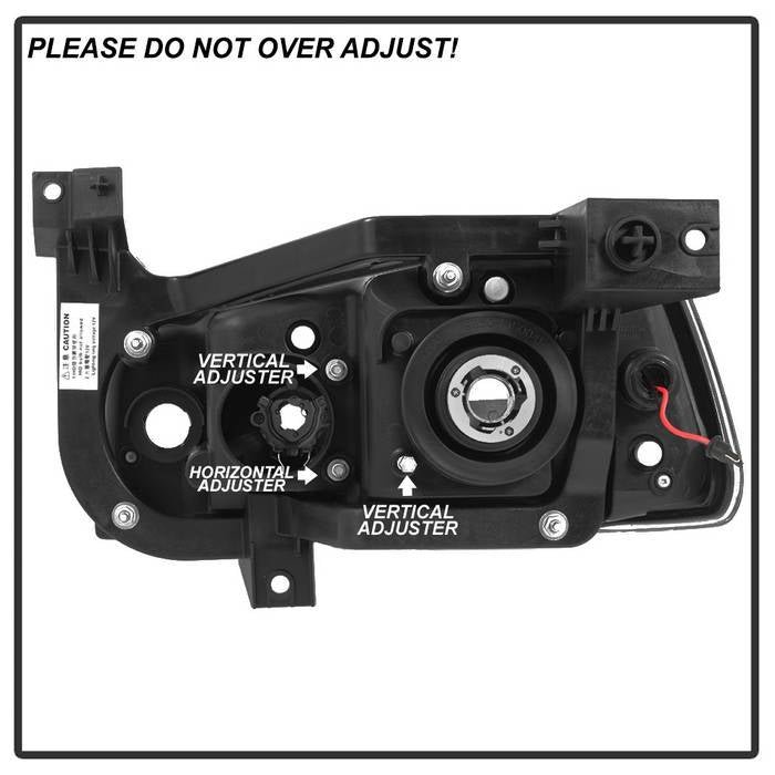 Dodge Charger 06-10 Projector Headlights - Light Bar LED - Black