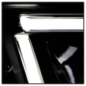 Dodge Charger 11-14 Projector Headlights - Light Tube DRL - Black - Image 10