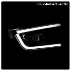 Dodge Charger 11-14 Projector Headlights - Light Tube DRL - Black - Image 11