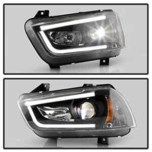Dodge Charger 2011-2014 Equipped Headlights - LED Light Tube Parking Lights -Turn Signal: 3157NA (Not Included) - Image 10