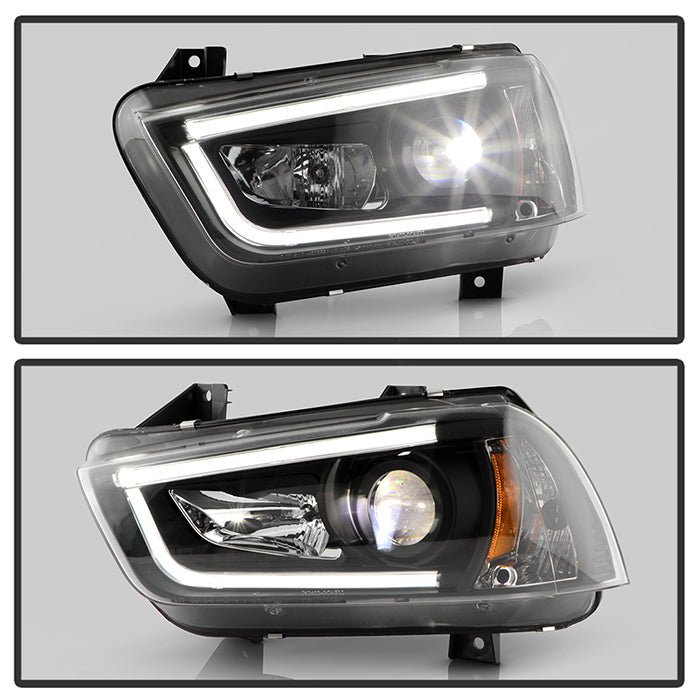 Dodge Charger 2011-2014 Equipped Headlights - LED Light Tube Parking Lights -Turn Signal: 3157NA (Not Included)
