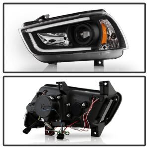 Dodge Charger 2011-2014 Equipped Headlights - LED Light Tube Parking Lights -Turn Signal: 3157NA (Not Included) - Image 2