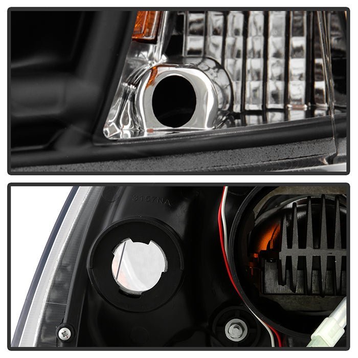 Dodge Charger 2011-2014 Equipped Headlights - LED Light Tube Parking Lights -Turn Signal: 3157NA (Not Included)
