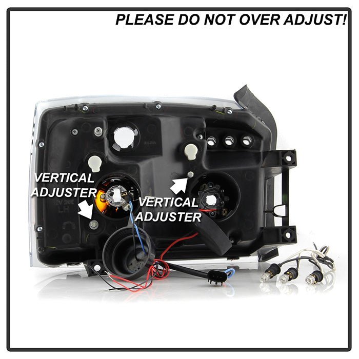 Dodge Dakota 05-07 Projector Headlights - LED Halo - Black