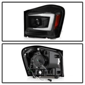 Dodge Durango 2004 - 2006 Projector Headlights - Signal-3557(Included) - Black - Image 2