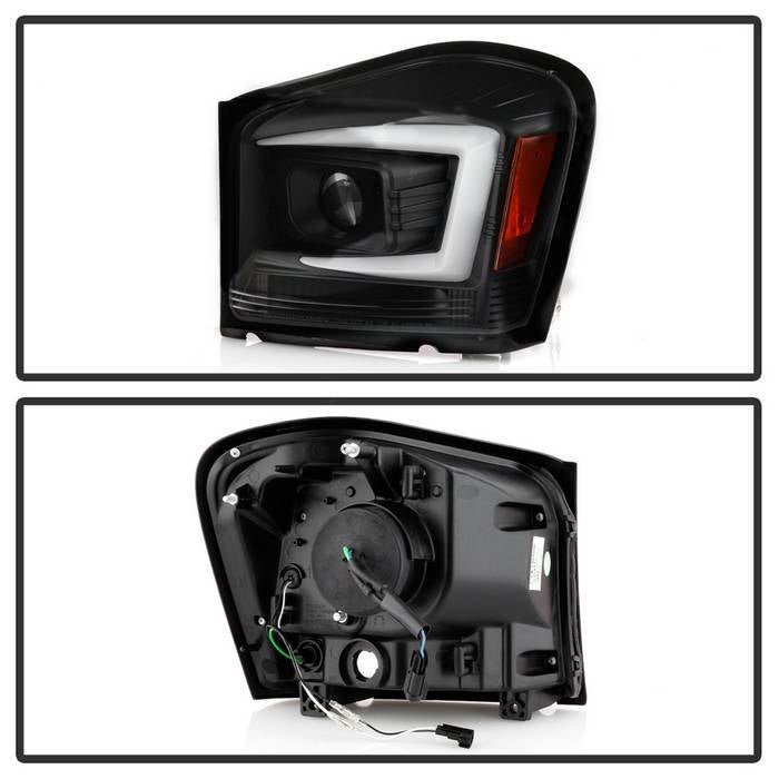 Dodge Durango 2004 - 2006 Projector Headlights - Signal-3557(Included) - Black