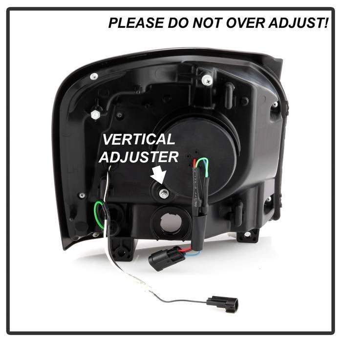 Dodge Durango 2004 - 2006 Projector Headlights - Signal-3557(Included) - Black