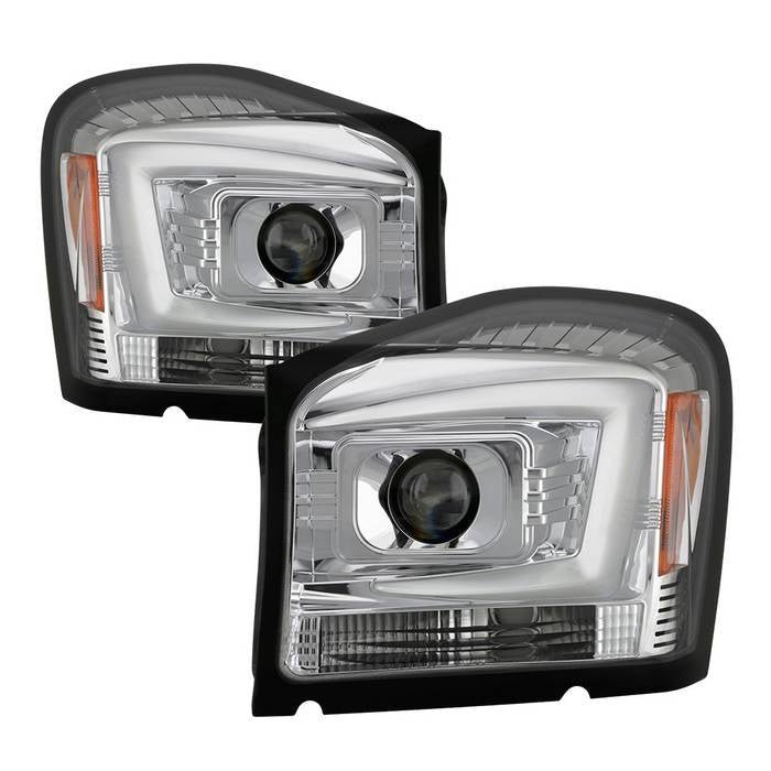 Dodge Durango 2004 - 2006 Projector Headlights - Signal-3557(Included) - Chrome