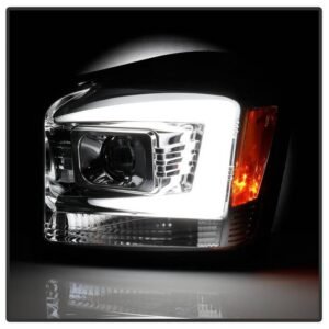 Dodge Durango 2004 - 2006 Projector Headlights - Signal-3557(Included) - Chrome - Image 9