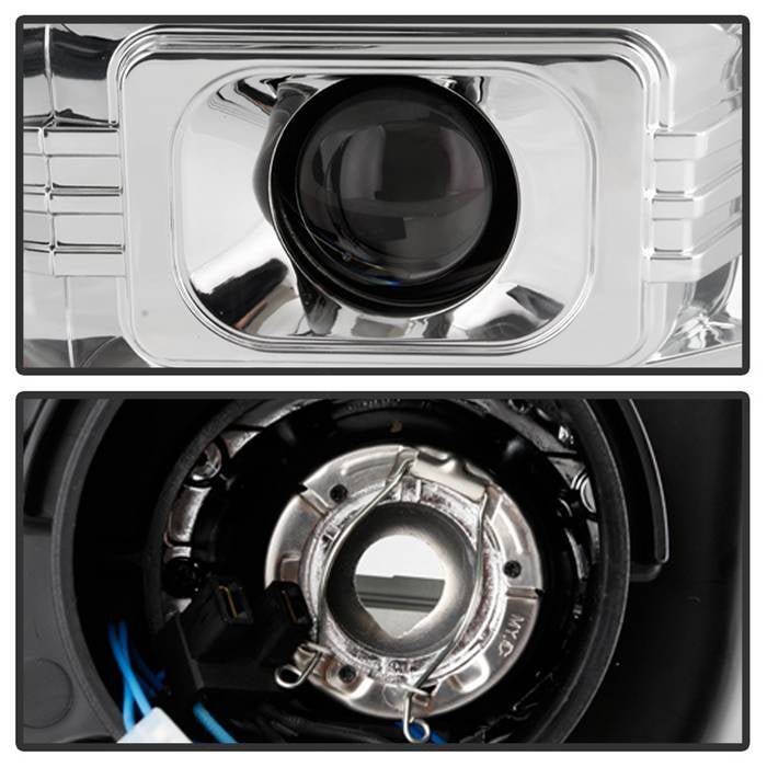 Dodge Durango 2004 - 2006 Projector Headlights - Signal-3557(Included) - Chrome