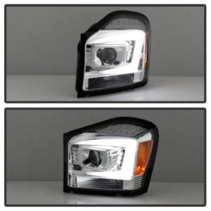 Dodge Durango 2004 - 2006 Projector Headlights - Signal-3557(Included) - Chrome - Image 8