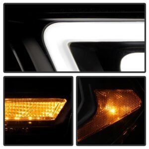 Dodge Durango 2011-2013 Projector Headlights - Sequential LED Turn Signal - - Black - Image 10