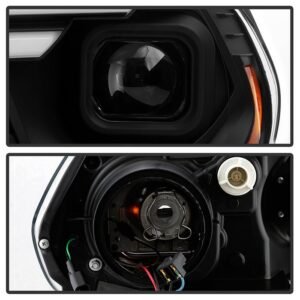 Dodge Durango 2011-2013 Projector Headlights - Sequential LED Turn Signal - - Black - Image 3