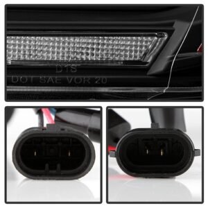 Dodge Durango 2011-2013 Projector Headlights - Sequential LED Turn Signal - - Black - Image 5