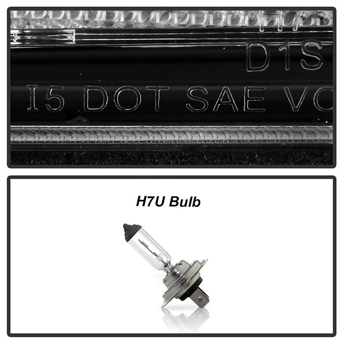 Dodge Durango 2011-2013 Projector Headlights - Sequential LED Turn Signal - - Black