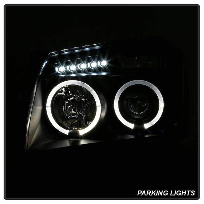 Dodge Magnum 05-07 Projector Headlights- Black