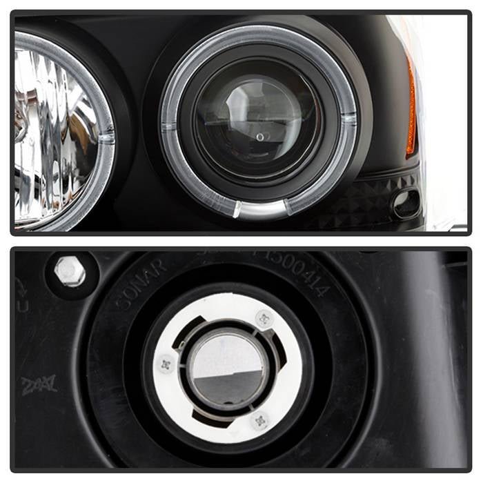 Dodge Magnum 05-07 Projector Headlights- Black
