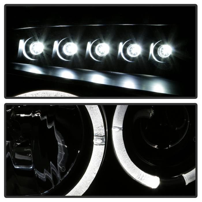 Dodge Magnum 05-07 Projector Headlights- Black
