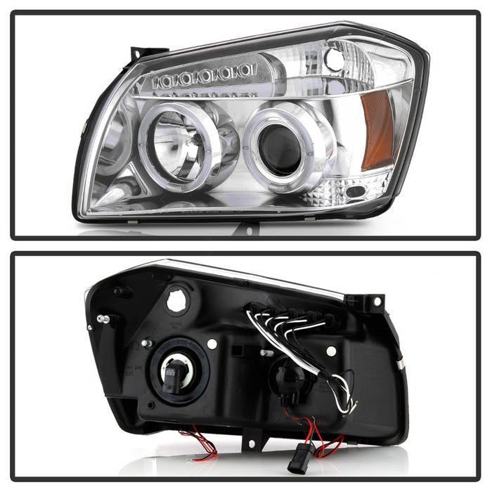 Dodge Magnum 05-07 Projector Headlights - Chrome