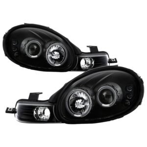 Dodge Neon 00-02 Projector Headlights - Black - Image 1