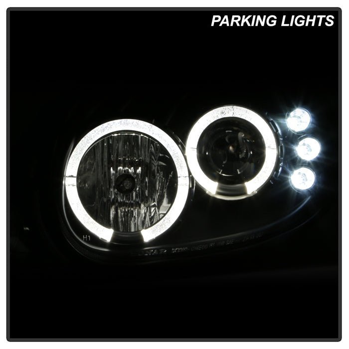 Dodge Neon 00-02 Projector Headlights - Black