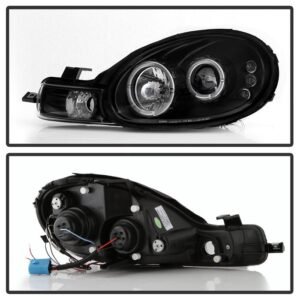 Dodge Neon 00-02 Projector Headlights - Black - Image 2