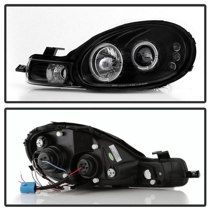 Dodge Neon 00-02 Projector Headlights - Black